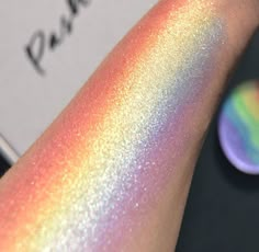 @Amyyx74 Unicorn Makeup, Rainbow Aesthetic, Luminizer, Aesthetic Makeup, A Rainbow, Makeup Inspo, Maquillaje De Ojos, Makeup Nails, Makeup Inspiration