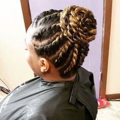 30 Gorgeous Passion Twists Styles to Try in 2024 Flat Twist Updo Bun, Twist Bun Hairstyles, Flat Twist Bun, Bun Hairstyles For Black Women, Twist Pony, Camila Cabello Hair, Updo Bun, Flat Twist Hairstyles