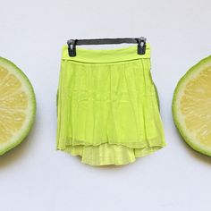 Aeropostale Tinkerbell Mini Skirt Brand New With Tag $42.50 Beautiful Lime Green Color Ladies Size Small 15” Long In Front 18” Long In Back 2” Wide Elastic Waistband Polyester Tulle Chiffon Layers Summer Stretch Tennis Skirt, Stretch Pleated Skirt Skort For Summer, Stretch Green Spring Skirt, Green Stretch Skirt For Spring, Spring Mini Hem Lined Tennis Skirt, Green Mini Tennis Skirt With Elastic Waistband, Spring Mini Tennis Skirt With Stretch, Stretch Mini Tennis Skirt For Spring, Spring Stretch Tennis Skirt With Lining