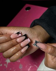 Different Types Of French Tip Nails, Tapered Square Nails, French Acrylic Nails, Classy Acrylic Nails