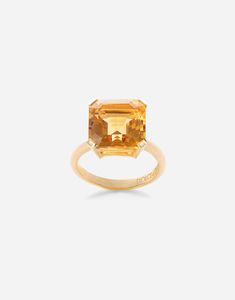 Technical specifications. Gold 18 Kt. Gemstones. 1 square step-cut citrine, quartz variety. Made in Italy. Minimal Wedding Rings, Orange Jewelry, Amethyst Set, Gray Jewelry, Step Cut, Citrine Ring, Citrine Gemstone, Women Ring, Jewelry For Her