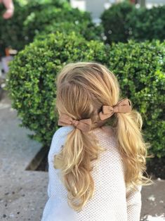 Watercolour Hair, Girl Hair Styles, Kid Hair, Pigtail Hairstyles, Toddler Bows