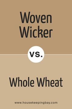 SW 9104 Woven Wicker vs. SW 6121 Whole Wheat Sherman Williams, Medium Hair Color, Whole Wheat, Rustic Interiors, Barndominium