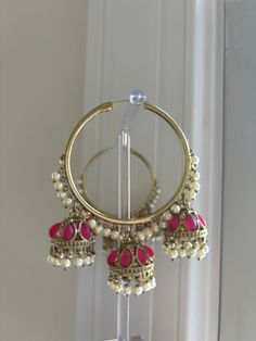 These elegant Jhumka hoop Earring are made for you 😍 Luxury Tilla Jhumkas For Eid, Bohemian Cheap Jhumkas For Diwali, Luxury Jhumkas For Diwali Rituals, Traditional Festive Metal Hoop Earrings, Festive Bohemian Metal Hoop Earrings, Chandbali Hoop Earrings With Latkans, Bohemian Hoop Earrings With Latkans For Diwali, Bohemian Round Jhumkas For Celebrations, Bohemian Round Chandbalis