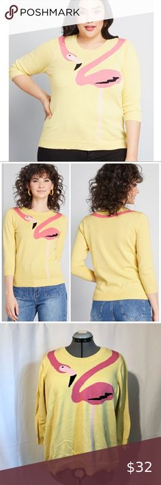 Check out this listing I just found on Poshmark: ModCloth Flamingo 3/4 Sleeve Chartr School Sweater. #shopmycloset #poshmark #shopping #style #pinitforlater #Modcloth #Sweaters Wave Sweater, Dinosaur Sweater, School Sweater, Navy Sweater Dress, Galaxy Leggings, Casual Pullover Sweater, Retro Sweater, Polka Dot Sweater, Rainbow Sweater