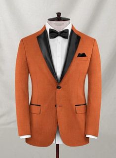 Orange Tuxedo, Mens Tux, Herringbone Tweed Jacket, Peaky Blinders Suit, Grey Wool Suit, Blue Linen Shirt, Brown Corduroy Jacket, Tweed Pants