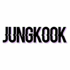 the words junkbook are black and purple