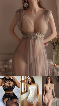 Welcome to our lingerie shop!🎁 Seductive Dress, Seductive Clothes, Pretty Lingerie, Bridal Lingerie, Garters, Unique Styles, Up Girl, Lingerie Set, Night Dress