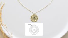 "Graduation Necklace, Custom Logo Necklace, Gold Necklace, Personalized College Necklace, University Graduation Necklace, Custom College Gift Dimensions: 0.80 inch HOW TO ORDER ** Select the color. Gold color is 18K Gold filled over 925 Sterling Silver. Rose Gold color is 18K Rose Gold filled over 925 Sterling Silver.  Select the chain length as you wish, please note that necklace length includes the pendant and chain total. 16\" mostly looks like a choker on a grown up. If you're not sure the l Commemorative Brass Pendant Jewelry, Commemorative Pendant Necklace With Charms, Commemorative Pendant Necklaces With Charms, Commemoration Charms Necklace With Round Pendant, Commemoration Pendant Necklaces With Charms, Nickel-free Medallion Necklace For Commemoration, Nickel Free Round Pendant Necklace For Commemoration, Personalized Round Pendant Necklace For Collectors, Cadmium-free Brass Pendant Necklace