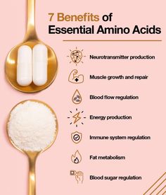 Benefits Of Amino Acids, Supplement Content Ideas, Amino Acids Food, Amino Acids Benefits, Inspirational Health Quotes, Health Sayings, Health Benefits Of Collagen, Amino Acid Supplements, Collagen Benefits