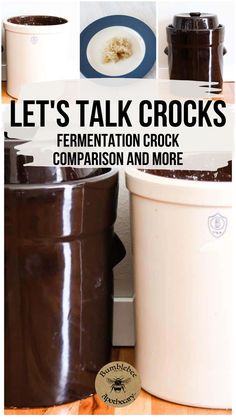 Are you wanting to ferment in larger quantities? Here is my comparison and review of the different types of fermentation crock. You have a wide variety of sizes to choose from when buying a fermentation crock. You can go for a small size that fits on your counter, or a big one that will hold a year’s worth of fermented food. If you’re in the market for choosing a fermentation crock, you’re in the right place. I’m going to share all the pros and cons for the two main styles of fermentation crocks Fermenting Crock Recipes, Crock Meals, Foods At Home, Fermenting Weights, Fermentation Crock, Gut Healing Recipes