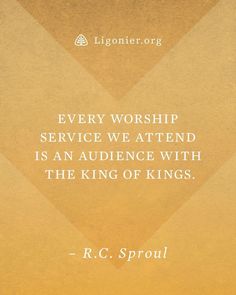 a quote from r c sproul about service and the king's speech