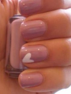 Our 8 Favorite Wedding Nails From Pinterest! | The Knot Blog – Wedding Dresses, Shoes, & Hairstyle News & Ideas Manicure Gel, Pink Nail Art, Orange Nails, Manicure Y Pedicure, Creative Nails, Valentine's Day Nails, Manicure E Pedicure, Mani Pedi, Love Nails