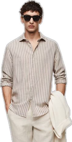 Spring Horizontal Stripe Button-up Shirt, Spring Button-up Shirt With Horizontal Stripes, Striped Shirt For Business Casual In Spring, Striped Relaxed Fit Shirt For Business Casual, Casual Striped Shirt For Business, Casual Striped Shirt For Business Casual, Striped Casual Tops For Business Casual, Casual Striped Tops For Business Casual, Striped Shirt Men