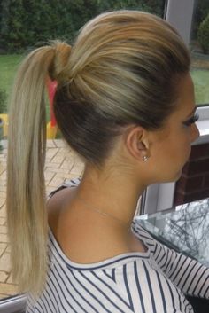 How To Do The High-Volume Ponytail Haircut Style, Barbie Hair, Hair Medium, Pretty Hair, Love Hair