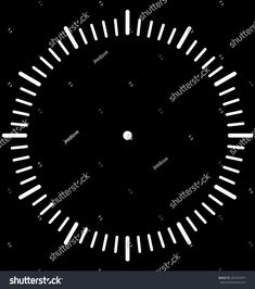 an abstract black and white clock face on a dark background with space for your text