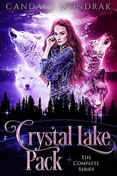 crystal lake the complete series by candice wondrak, book cover art and design