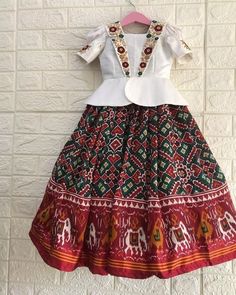 Kids Lehenga Blouse Designs, Kids Lehanga Design, Pattu Langa, Kids Dress Boys