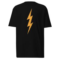 "Check out our lightning bolt premium t-shirt. Whatever you do, do it in style with Lo Nuestro Streetwear!! * 100% combed ring-spun cotton * Regular fit * Side-seamed construction ¡Gracias por mirar, and we hope you love our design as much as we do!\" This product is made especially for you as soon as you place an order, which is why it takes us a bit longer to deliver it to you. Making products on demand instead of in bulk helps reduce overproduction, so thank you for looking, and we hope you f Premium Tshirt, Style Tshirt, American Flag Tshirt, Unique Shirt, Mexican Style, Lightning Bolt, Mens Navy, Unique Print, Graphic Shirts