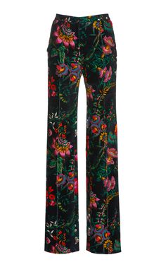 Printed Velvet, Velvet Trousers, Print Pants, Mode Inspo, Paco Rabanne, Foil Print, Global Fashion