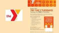 a brochure with the words try the tuesdays are free in november