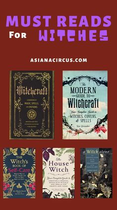 some books that are on display with the title must reads for witches