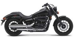 a black motorcycle is shown on a white background