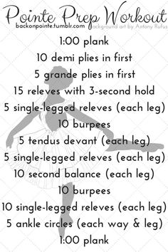 a printable workout plan for women with the words, 10 minute pre - workout