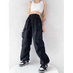 Product Details: Color classification: dark gray black army green Length: trousers Women's waist height: high waist Clothing style details: pockets Pattern: plain Size information: Size: S M L XL Size（cm） Pants length Waist Hips S 99 62 116 M 100 66 120 L 101 70 124 XL 102 74 128 Prevention: 1. Asian sizes are 1 to 2 sizes smaller than European and American. If your size is between the two sizes, please choose the larger size. Due to manual measurement, please allow 2-3cm difference. 2. If you d Loose Cargo Pants, Straight Cargo Pants, Women's Cargo Pants, Black Army, Winter Pants, Pocket Pattern, Women Cargos, Starling, Cargo Pants Women