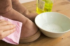 how to get salt stains out of boots Cleaning Ugg Boots, Clean Hacks, Clean Suede, How To Clean Suede, Soft Toothbrush