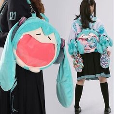 Top Seller for Anime Miku Shoulder Bag 4Styles Cute Hatsune Purse Women's Girl's Backpack, Bags Miku Cosplay, Ita Bag, Plush Backpack, Grunge Goth, Girl Backpacks, Cute Bags, Hatsune Miku, Look Cool, Vocaloid