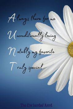 a white flower with the words, always there for me and an additional loving note to my favorite truly special