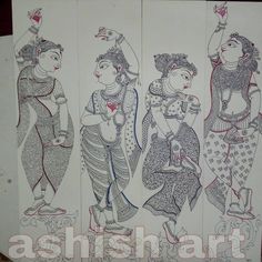 Hindu Sketches, Patachitra Art, Odisha Art, Mural Sketch, Pattachitra Paintings, Pattachitra Art, Phad Painting, Handmade Paper Art, Ancient Indian Art