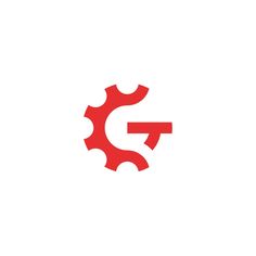 the letter g is made up of gears and letters that are connected to each other