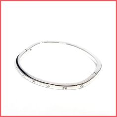 Skinny Studded Bangle - Leila Jewels Hinged Bangle, Round Brilliant Cut, All The Way, Round Brilliant, Hinges, All The Colors, Silver Gold, The Way, Bangles