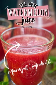 the best watermelon juice recipe