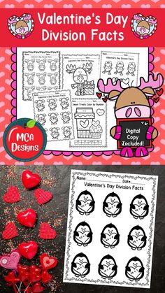 valentine's day printables for kids to color and cut out with candy