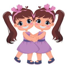 Two girls are twins sisters embrace kids... | Premium Vector #Freepik #vector #kids-love #baby-heart #young-mother #kids-hug Sister Clipart, Good Morning Sister Quotes, Twins Sisters, Sisters Images, Good Morning Sister, Sister Pictures, Drawing Templates, Two Sisters, Twin Sisters