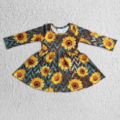 Fabric: Cotton & Spandex Delivery Time:7-10 days Feather:Eco-friendly,Anti-pilling,other Thanksgiving Clothes, Girls Long Sleeve Dresses, Sunflower Dress, Long Romper, Short Sleeve Romper, Twirl Dress, Sunflower Print, Swimsuit Dress, Silk Shorts