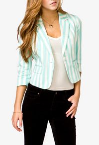 BLAZERS!!!!!!!!!!!!!!!!!!!!!!!!!!!!!!!!!!!!!!!!!! Blazers Women, Cute Blazers, Striped Jacket, Cute Jackets, Striped Blazer, Shop Dresses, Preppy Style