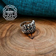 Behold the Viking Longship Ring, a sterling silver masterpiece that pays homage to the iconic drakkar of the Norse seafarers.  * Material: 925 Sterling Silver * Weight - approx. 15 grams (0.52 oz) This handcrafted ring is a symbol of adventure, exploration, and the indomitable spirit of the Vikings. Meticulously designed, the ring captures the intricate details of a longship, reflecting the craftsmanship that defined Viking artistry. Each curve and line tells a story of seafaring journeys, raids, and the fearless spirit of these legendary warriors. More than a piece of jewelry, the Viking Longship Ring is a perfect gift for those who admire the Norse culture and its maritime history. It serves as a tangible connection to the seafaring legacy of the Vikings, making it an ideal accessory for Norse Culture, Viking Longship, Art Viking, Cleaning Silver Jewelry, The Vikings, Viking Jewelry, Handcrafted Rings, Handmade Sterling Silver, Ring Handmade