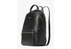 Style meets function with our new Hudson Backpack. Made from luxe pebbled leather it holds all your essentials (even a 13-inch laptop!) while maintaining a sleek look. | Kate Spade Hudson Large Backpack, Black Chic Leather Workwear Backpack, Sleek Textured Leather Travel Bag, Leather Backpack With Zipper Closure For Work, Modern Textured Leather Travel Backpack, Sleek Saffiano Leather Travel Bag, Classic Workwear Backpack With Zipper Closure, Black Leather Kate Spade Backpack, Kate Spade Black Leather Backpack, Chic Kate Spade Leather Backpack