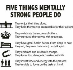 Cheet Sheet, Mentally Strong People, Mentally Stable, The Success Club, Quotes Mind, Success Habits, Quotes Thoughts, Mentally Strong, Health Habits