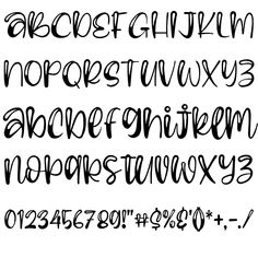 the upper and lower letters are drawn in black ink