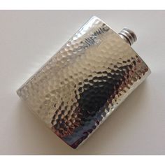 Vintage; 1960's, silver hammered English pewter 8oz. flask, with engraved scroll script initials, TAM.  Great condition for use and era, from a Palm Beach, Fl. estate. Pretty Knives, Script Initial, Engraved Initials, Palm Beach Fl, Pocket Knives, Car Shop, Hammered Silver, Palm Beach, Flask