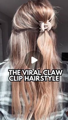 17K likes, 89 comments - mandilynnofficial on September 24, 2024: "Save this viral claw clip hairstyle for fall! 💁🏼‍♀️ 

In case you’re new here, I’m Mandi! 👋🏻 Think of me as your virtual hair bestie, here to help you with easy ways to style, grow and uplevel your hair. 💕

If you haven’t yet, dm me for a 🆓 hair consult where I’ll design a custom personalized haircare regimen and routine just for you, specific to your hair type, goals and needs! 🙌🏻

Hugs + Happy Hair 🥂

#hairhack #... Clip Ideas For Hair, Claw Clip Hairstyles Volume, Half Up Half Down Hairstyles Clawclip, How To Pull Hair Back With A Clip, Ways To Clip Your Hair Back, Hat And Claw Clip Hairstyles, Bow Claw Clip Hairstyle, Half Up Hair With Clip, Clip Half Up Half Down