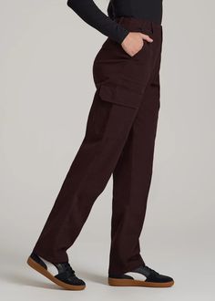 Straight Leg Cargo Chino Pants for Tall Women | American Tall Pants For Tall Women, Scrubs Dress, Athleisure Summer, Cozy Sleepwear, Womens Chinos, Sports Blazer, High Rise Pants, Long Sleeve Tee Shirts, Pants Casual