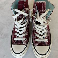 Brand New, Never Worn! Women’s Size 6.5. Necessity In Your Wardrobe This Fall! Casual Converse Sneakers For Fall, White Chucks, New Converse, Fall Plaid, Shoes Brand, Womens Converse, Converse Shoes, Shoe Brands, Womens Shoes Sneakers