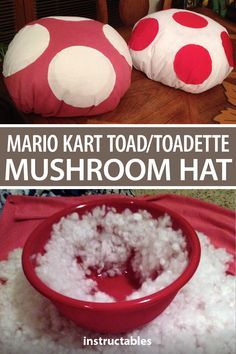 this is an easy and fun diy project for kids to make their own mushroom hats