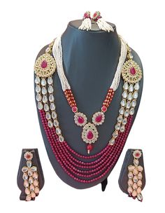 25%BULK ORDER DISCOUNT Coupon Code=SAVE25PERCENT 25% off when you buy 3 items https://www.etsy.com/shop/indianjewelrysets/?etsrc=sdt&coupon=SAVE25PERCENT Indian Bridal Traditional Designer Antique Gold plated Studded Diamond & kundan Necklace Earrings Tika Jewellery Set  SHIPPING l be dispatched within 1-3 business day after the payment is clear. Items will arrive in 18-20 business days. The arrival time depends on some factors and different areas: We only ship to the confirmed address provided White Kundan Jewelry For Traditional Ceremonies, Bollywood Style Red Jewelry For Traditional Ceremonies, Red Bollywood Jewelry For Traditional Ceremonies, White Meenakari Jewelry For Traditional Ceremonies, White Jewelry For Festive Traditional Ceremonies, White Temple Jewelry For Traditional Ceremonies, Kundan Jewelry For Diwali And Traditional Ceremonies, Kundan Jewelry For Traditional Ceremonies At Diwali, Red Jewelry For Diwali Traditional Ceremonies